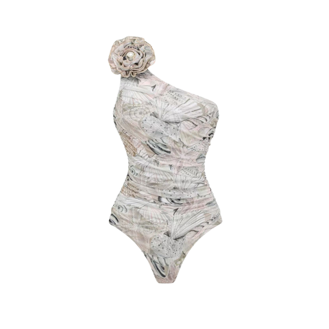 Shell Print Swimsuit Set(s)