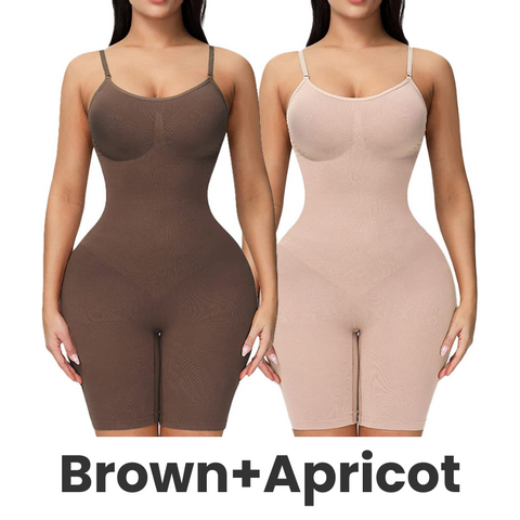 Vibecurve® Seamless Bodysuits Tummy Control Body Shaper (2 pack)	