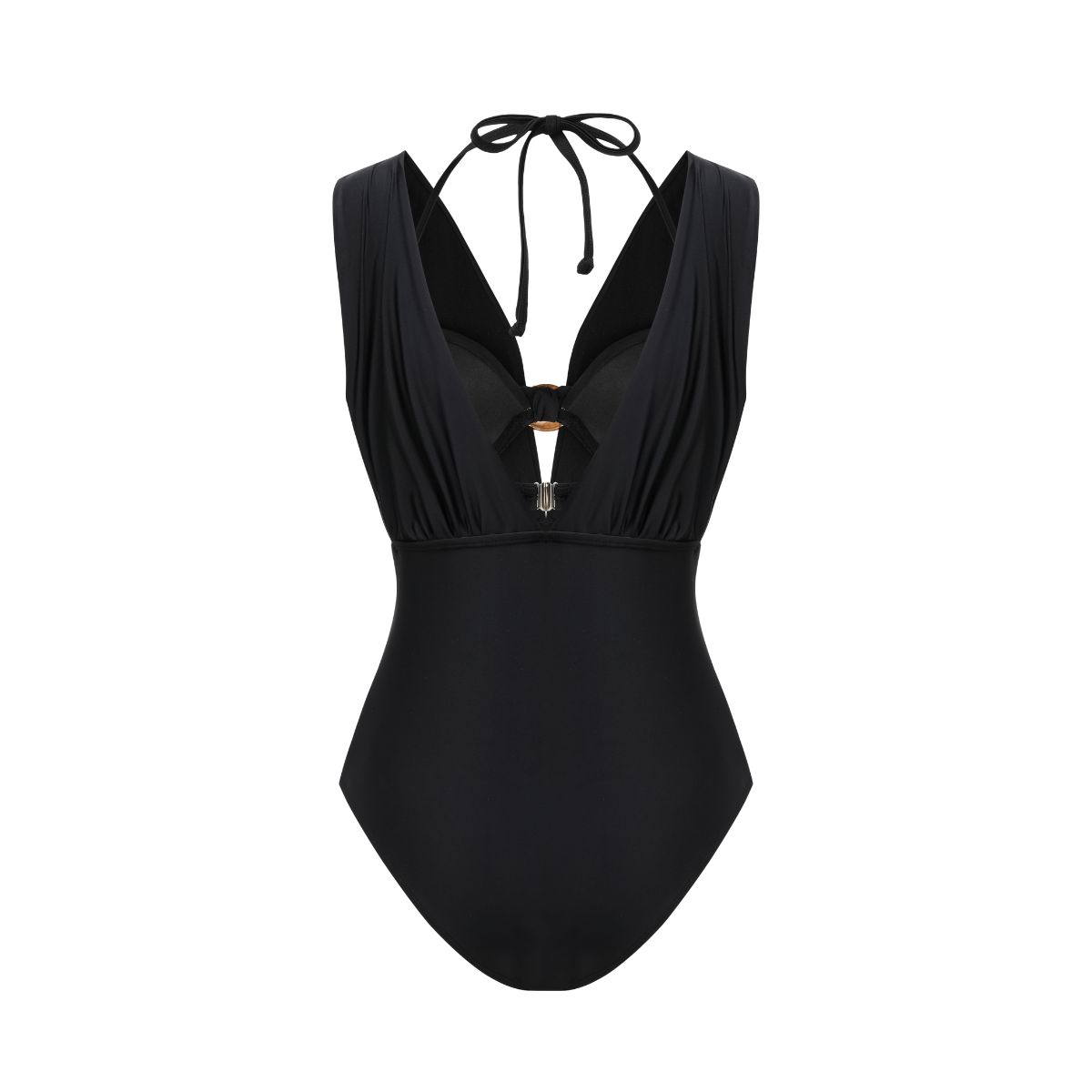 Top & Plunging Ruched Swim Set	