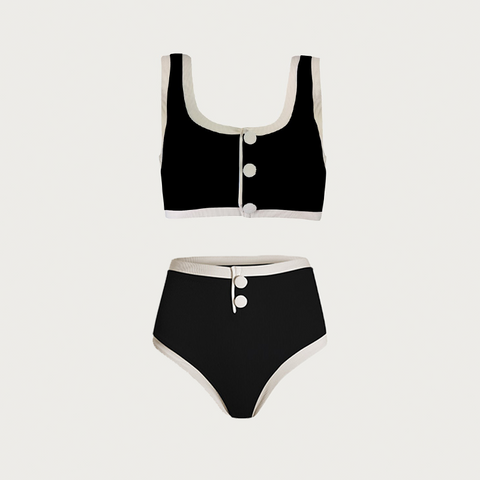 Color Block Grace Bikini Swimsuit	