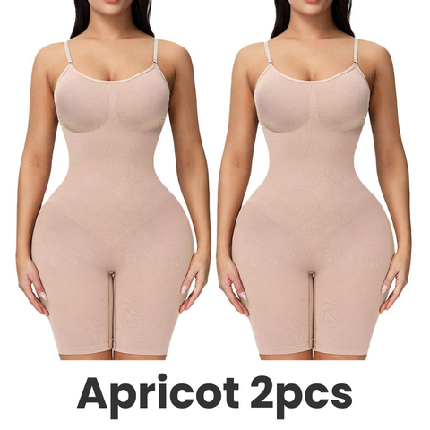 Vibecurve® Seamless Bodysuits Tummy Control Body Shaper (2 pack)	