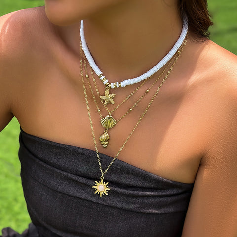 Multi-layered Shell Necklace