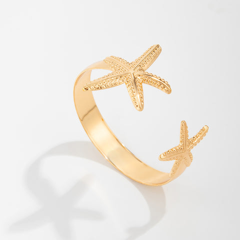 Beach Starfish Open Adjustable Armband Bracelet