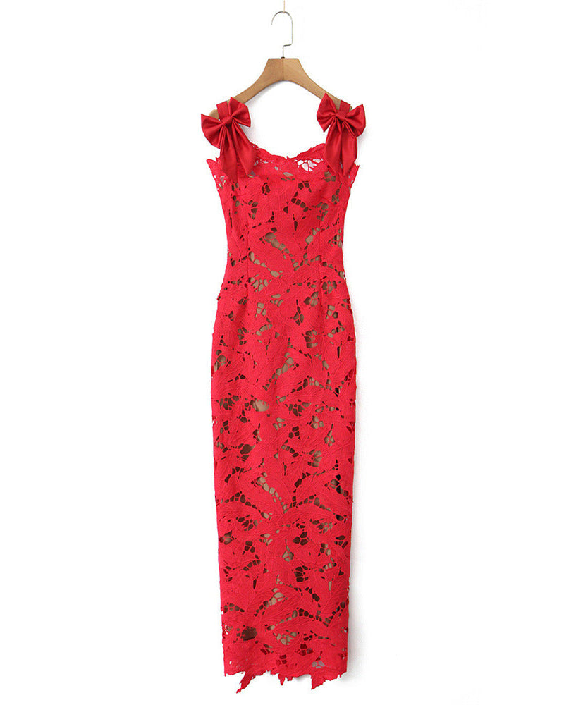 Sexy Cutout Bowknot Dress