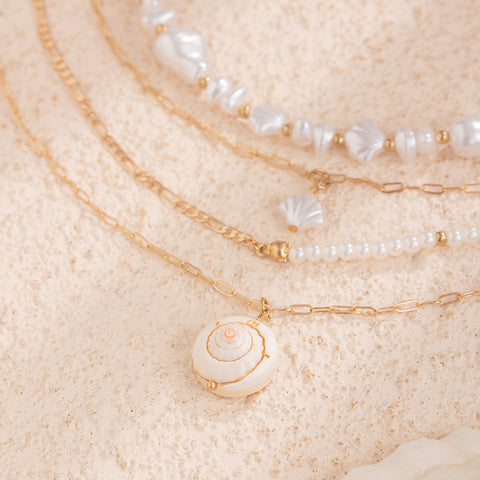Multi-layered Shell Necklace