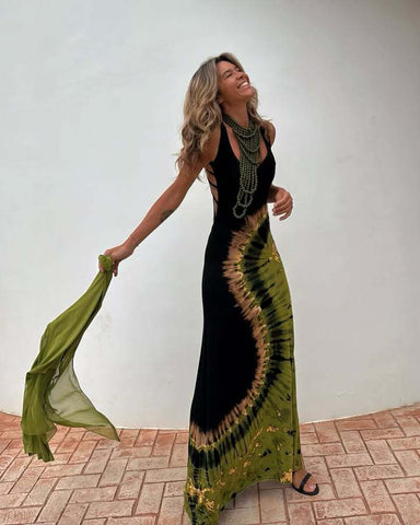 Backless Maxi Dress