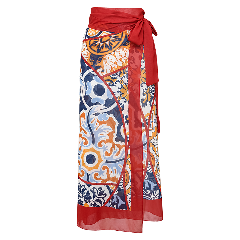 V Nack Printed One Piece purple Flaxmaker	