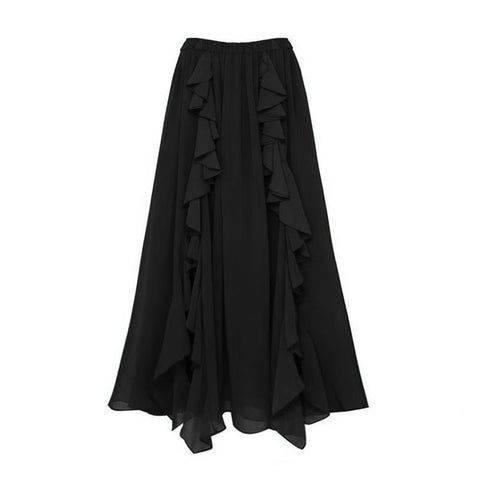 Deep V Cut Out One Piece Swimsuit and Skirt
