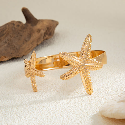 Beach Starfish Open Adjustable Armband Bracelet