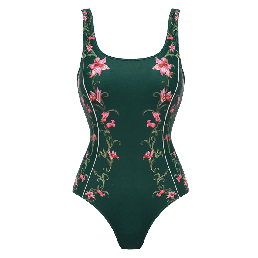 Floral Printed Swimsuit Set(s)	