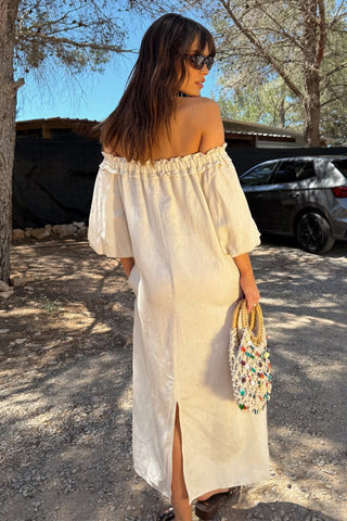Off Shoulder Printed Dress