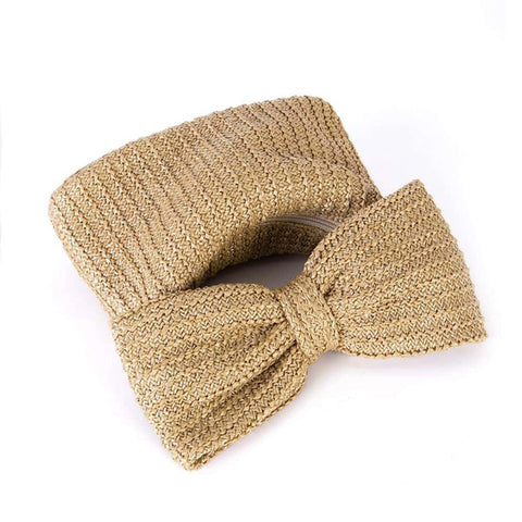 Bow Straw Bag