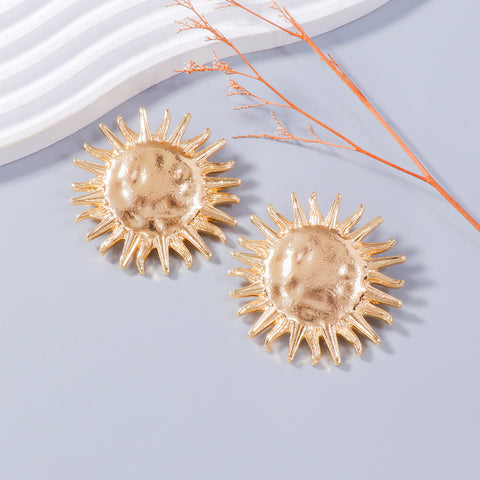 Simple Braided Rope Sunflower Necklace