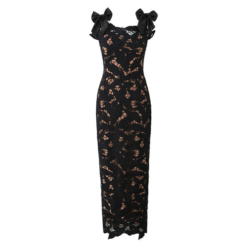 Sexy Cutout Bowknot Dress