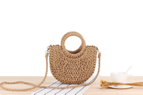 Woven Beach Shoulder Bag