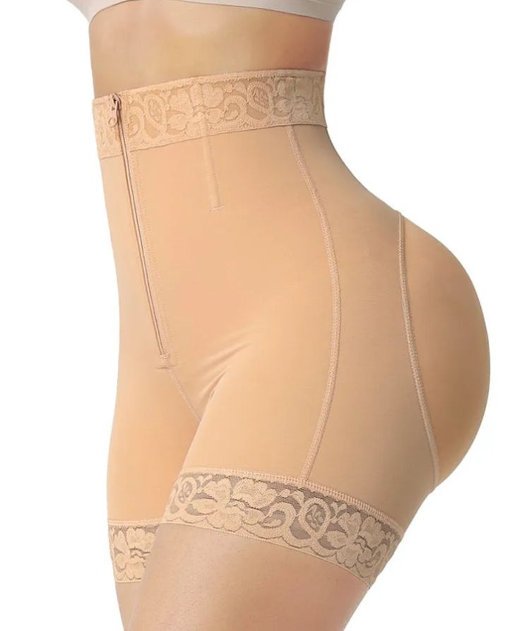 Short Lifts Buttocks With Tummy Control-curvy-faja	