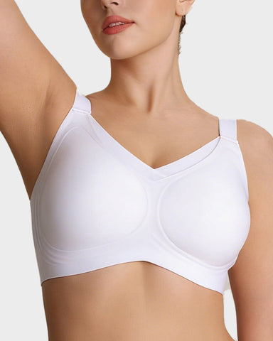 Womens Wireless Bras V Mesh Comfortable Bralette Supportive