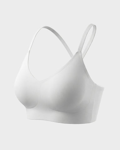 Wireless Seamless Lace Jelly Bralette with Light Padding