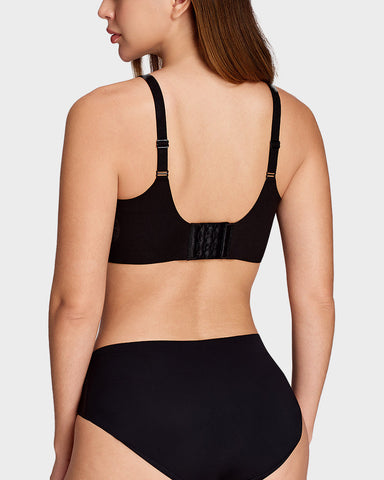 Ultra-Comfort Mesh Wireless Lift Bra with Crossover Design