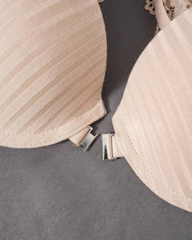 Front Close Lace Underwire Push-Up Bras(3pcs)