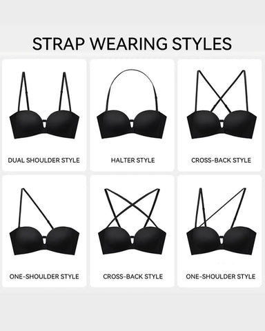 Comfortable Seamless Non-Slip Wireless Padded Support Bra