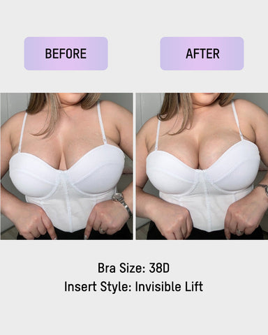 Adhesive V-Bra, Invisible Push-Up Bra (2 Pairs)