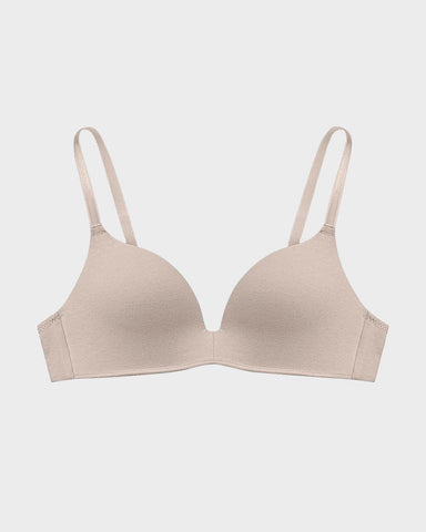 Wire-Free Cotton Lift T-Shirt Bra