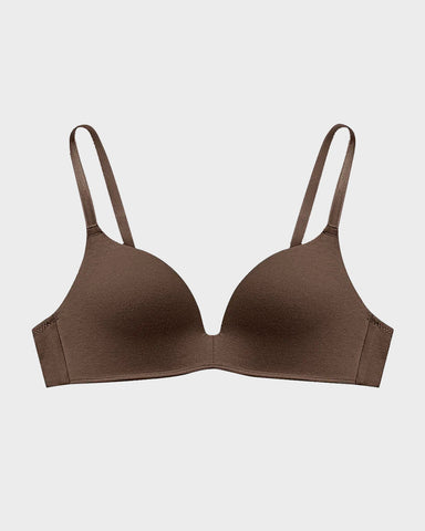 Wire-Free Cotton Lift T-Shirt Bra