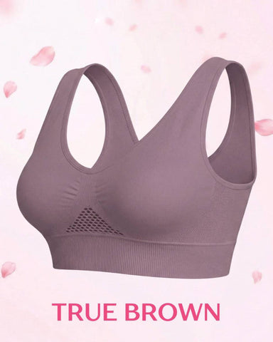 Women’s Wireless Lace Bra with Maximum Support