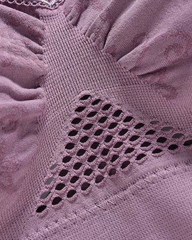 Women’s Wireless Lace Bra with Maximum Support