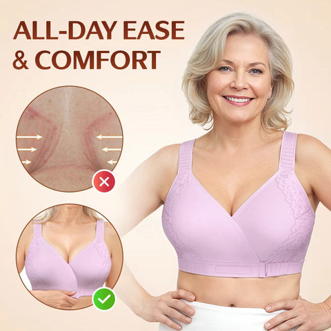 Front-Cross Wrap Bra – Maximum Comfort and Support