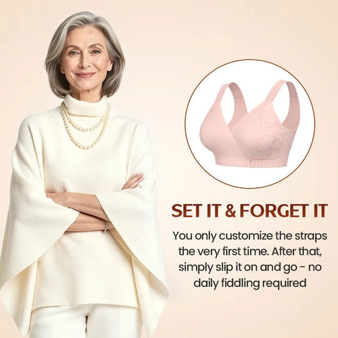 Front-Cross Wrap Bra – Maximum Comfort and Support