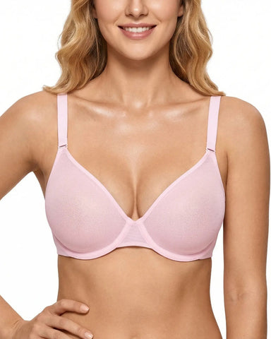 Seraphina Air Light Plus Size Mesh Underwire Bra