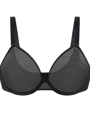 Seraphina Air Light Plus Size Mesh Underwire Bra