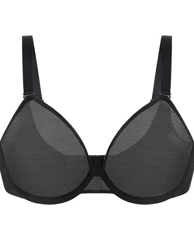Seraphina Air Light Plus Size Mesh Underwire Bra