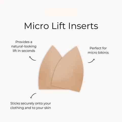 Comfort-Fit Adhesive Inserts with Invisible Support
