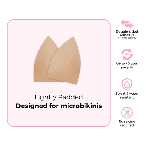 Comfort-Fit Adhesive Inserts with Invisible Support