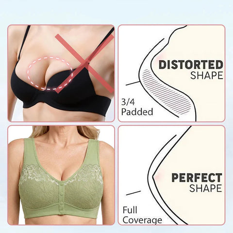 Gentle Support Front Closure Bra