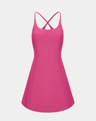 Cloudful™ 2-in-1 Backless Flare Dress – Easy Peezy Edition