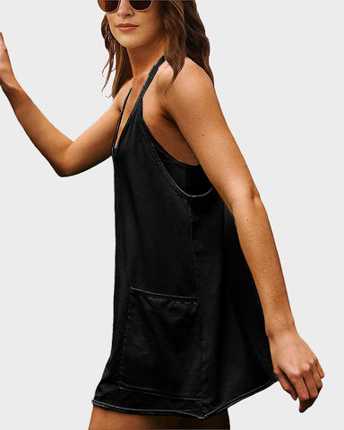 Lounge-to-Street 2-in-1 Romper Dress