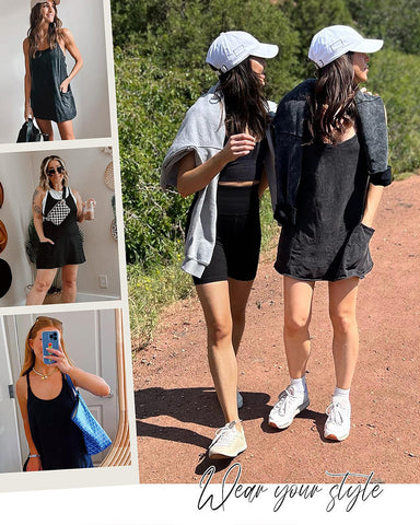 Lounge-to-Street 2-in-1 Romper Dress