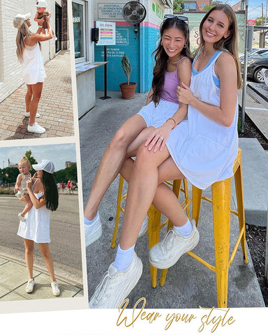 Lounge-to-Street 2-in-1 Romper Dress