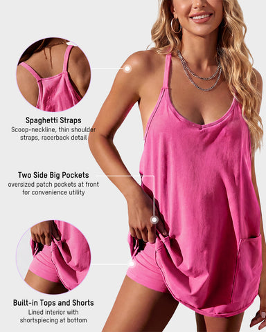 Lounge-to-Street 2-in-1 Romper Dress