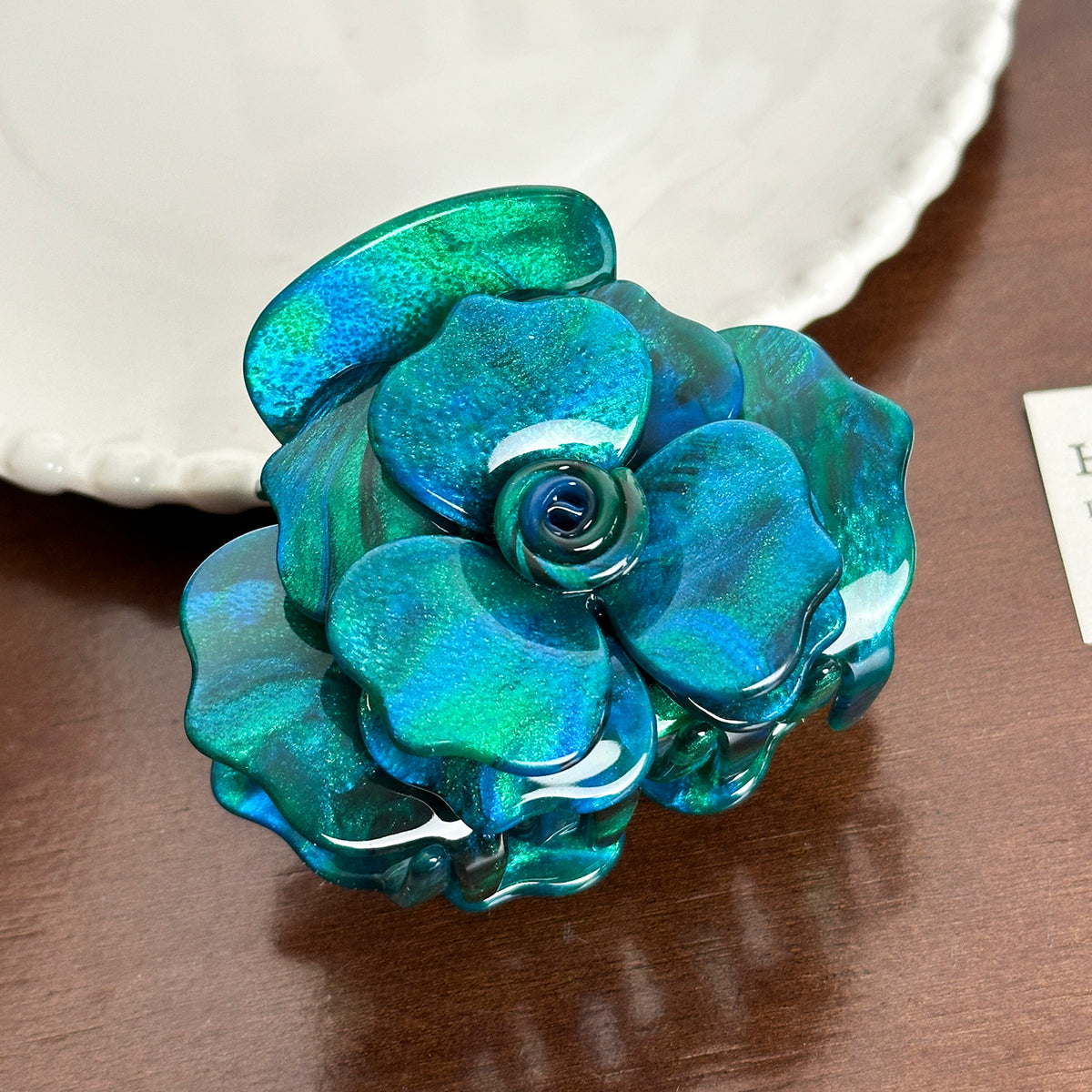 Rose hair clip