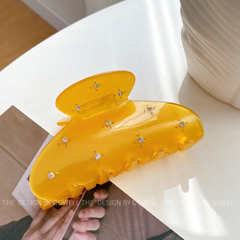 Diamond-encrusted hair clip