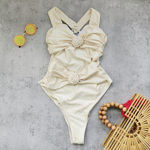 3D Flower Swimsuit