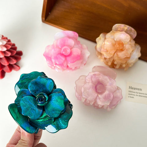 Rose hair clip