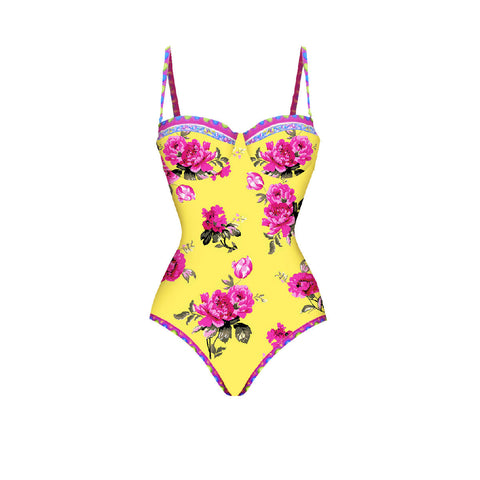 Bandeau Blossom Print Swimsuit Set(s)