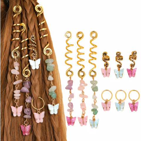 Resin Butterfly Pendant Hair Accessory