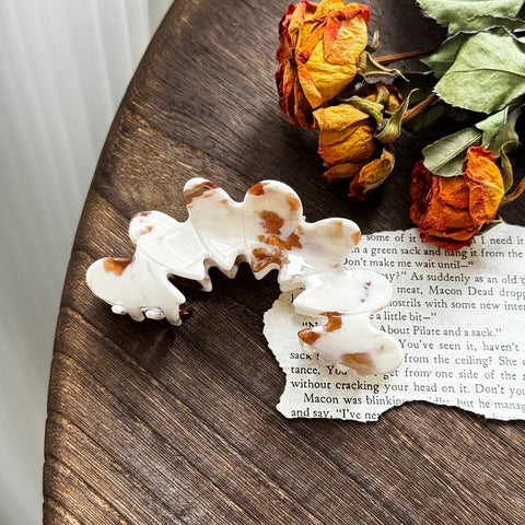 Odd-shaped hair clip